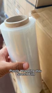 Plastik Wrapping 25 cm x 17 micron x 200 meter premium tebal lengket original