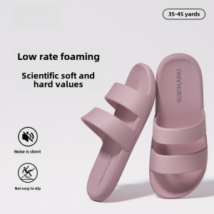 Fashionable American Simple Summer Slippers for Women 2024 New Style Indoor Home Use Non-Slip  Eva Slippers