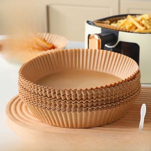 Food Grade Oil Paper for Air Fryer Baking Tray Silicone Oil Absorbing Dishwasher Safe Kitchen Cooking Utensils Baking Pot