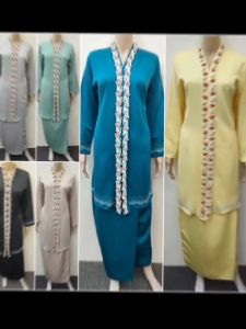 Baju Kurung Kebarung Dewasa SB Line BBStml