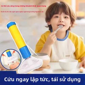 Bộ Sơ Cứu Chống Nghẹn Với Mặt Nạ Heimlich Và Thiết Bị Cứu Hộ Khẩn Cấp Dùng Tại Nhà Phù Hợp Cho Người Lớn & Trẻ Em