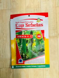 Benih timun unggul berkualitas LUMINTU F1 dari cap sebelas.isi 20gram