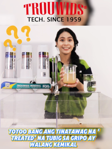 TROUWIDS Water Purifier Water Filter Complete Set 3 Stages Filter Household Home Kitchen Alkaline Water Purifier