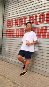 【BUY 1 TAKE 1】Plain Waffle plain T-shirts Oversize cool round neck For Men and Women