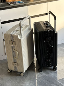 Kangaroo Wide Pull Rod Luggage High Capacity Durable Thickened Travel Bag for Girls Fashionable Trendy Polyester Inner Material