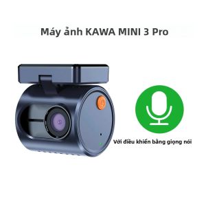 Camera Hành Trình Ô Tô KAWA MINI 3 Pro 2K Với WiFi Điều Khiển Bằng Giọng Nói Ghi Hình Tự Động Khi Đỗ Xe Camera Hành Trình Nhỏ Gọn 24Gbps Dành Cho Xe Cộ