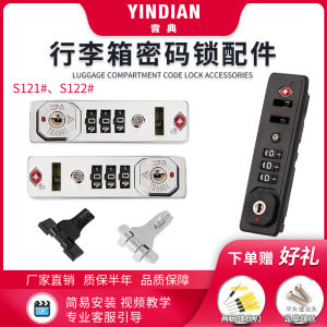 Travel Suitcase Password Lock Zipper Lock Customs Lock Replacement Parts for Luggage Bag Leather Suitcase Handbag Accessories