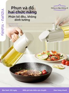 YIZHIFU | Chai Dầu Xịt & Rót Không Chảy Nước Bình Dầu Kính