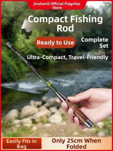 JINGZHANLI | Beginner Children Short Section Fishing Rod Kit for Small Fish in Streams