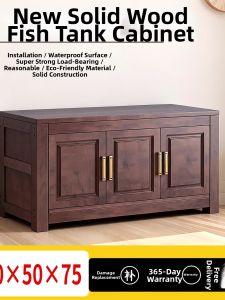 Durable Reinforced Fish Tank Stand Wooden Cabinet