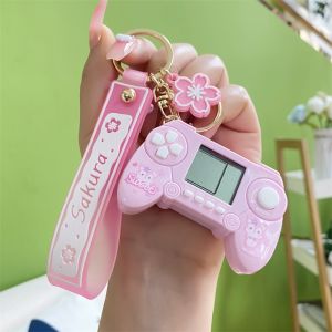 Mini รัสเซีย Cube คอนโซลเกมมือถือขนาดเล็ก Vintage การ์ตูนของเล่นของขวัญผู้ชายและผู้หญิงพวงกุญแจจี้