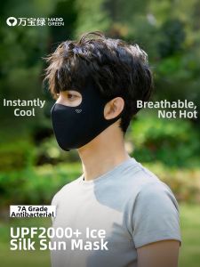 WANBAOLV | UV Protection Face Mask Breathable Ice Silk Summer