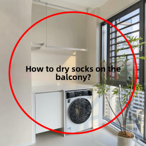 NIGESI | Wall-mounted Socks Drying Rack Retractable 1pc