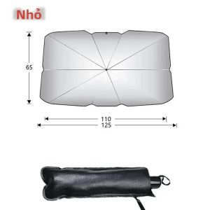 Ô Che Nắng Kính Chắn Gió Xe Hơi Gấp Gọn Chống Tia UV Cách Nhiệt Che Cửa Sổ Trước Dành Cho Xe Cộ