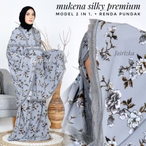 Promo Mukena Dewasa  Silky Motif  Premium model 2 in 1 Terbaru