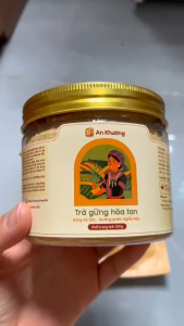 Trà Gừng Hòa Tan Đường Phèn An Khương - Gừng Kỳ Sơn 250g