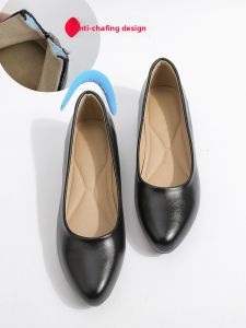 Low Heel Flat Soft Sole Comfortable Work Shoes for Women