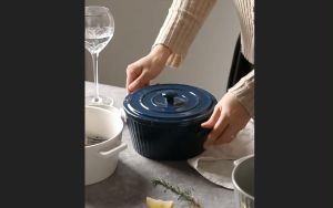 Simple Nordic Style Ceramic Small Hot Pot/Noodle Pot