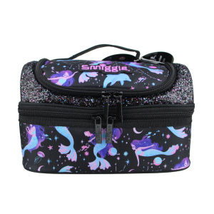 Australia smiggle original childrens lunch bag girls fruit bags Black starry sky Mermaid handbag kawaii 9 inch Picnic Food Bags
