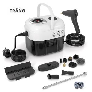 BALASHOV | Máy Vệ Sinh Hơi Nước Cầm Tay Nhiệt Độ Cao 120 Độ ℃ Áp Lực Cao 1500W Cho Máy Hút Mùi Nhà Bếp Điều Hòa Làm Sạch Sàn Ô Tô Phích Cắm EU/US