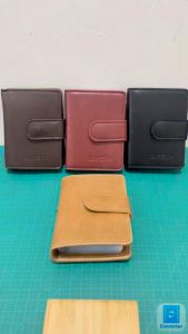 Dompet Kartu Dengan 20 Slot Muat Banyak LM TY89228 Bahan PU Kilat Lembut Dengan Kancing Pengunci