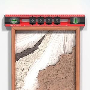 1Pc Picture Hanging Positioning Leveling Ruler Wall Hanging Kit with Punching Positioning Measuring Ruler For Walls & Frames