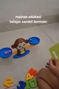 Mainan Edukasi Anak Bayi Belajar Hitung Hitungan Timbangan Angka SNI
