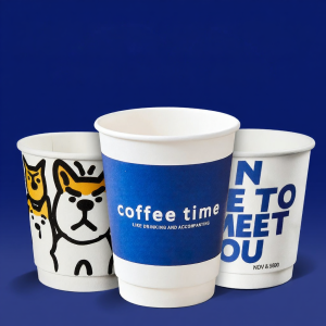 LAOHEITANGTAICHA | Custom Printed Logo Extra Thick Paper Cups