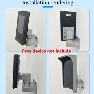 BK01 Universal Wall-Mounted Bracket Access Control Holder Stand Multi-Angle Adjustment Aluminum Alloy Base for Face Device