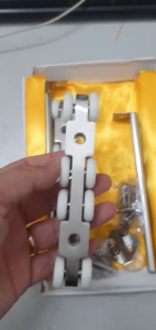 Bánh xe treo Inox cao cấp con trượt cửa lùa nhôm 8 bánh hàng xịn loại tốt