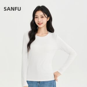 SANFU | Comfortable Slim Casual Round Neck Long T-shirt