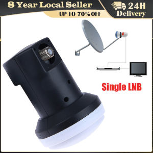 ❤️【Same Day Delivery】【SHARP LNB】Universal Single Ku-Band LNBF9.75/10.6GHZ Dual Output Full HD Digital KU LNB Satellite TV Receiver Cignal Gsat Dream Cable SatLite and Sky Direct LNB 306A-Single-LNB-Black