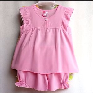 Đồ bộ tole lanh bé gái C2H05 quần áo trẻ em sơ sinh áo sát nách bé gái quần áo trẻ em dưới 3 tuổi đồ bộ mặc nhà giá rẻ thoáng mát