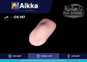 AIKKA CS147 Sakura Pink | Supreme Solid Color 2K Paint Car Motor Body Aerosol Cat Bancuh Kereta DIY
