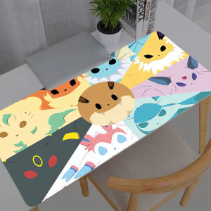 Bandai | Gaming Mousepad Big Computer Gamer Pokemon Pikachu Anime Mouse Pad Natural Rubber With Locking Edge Gaming Mouse Mat XXL