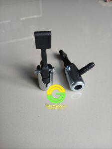 Cop Cup Kepala Pompa Angin Sepeda dan Motor Tekuk dari Aluminium dengan Handle Lock