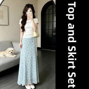 LIRUSHAN | Summer Floral Half Maxi Dress