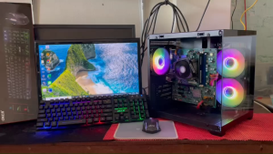 คอมประกอบครบชุดมือสอง เล่นเกมได้..Core i5-4 Core 4 Threads | Ram 8 GB. | SSD 128 + HDD 1 TB. | LED 20"