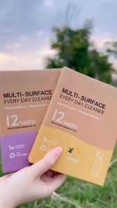Premium All Purpose Cleaner Tablet Refills Lemon Multi-Surface Every Day Cleaner 12 Tablets Household Supplies Cleaning Agents Multipurpose Cleaner