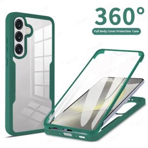 360° Ốp Điện Thoại Bảo Vệ Toàn Thân Cho For Samsung Galaxy A56 A55 A54 A53 A36 A35 A34 A33 A26 A25 A24 A23 A17 A16 A15 A14 A13 A07 A06 A05 A05s A04 A04s A03 A03s 4G 5G Vỏ Bảo Vệ Camera