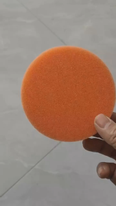 แผ่นฟองน้ำขัดรถ(4นิ้ว) แบบกลม [1แพ็ค มี 5ชิ้น] สำหรับทำความสะอาด แว็กซ์ ขัดเงารถ /2140