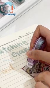 ezstationery Ready Stock Mini Glue Tape Roller 6mm x 6m Dotted Glue Tape Double Side Tape Glue Student Office Stationery