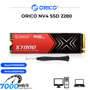 ORICO 7000 Mb/s SSD 4TB NVME M2 PCIe 4.0x4 2280 Heatsink SSD Nmve Internal Hard Drive Internal SSD For PS5 Laptop
