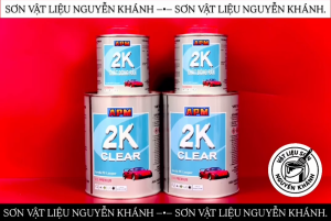 Sơn Bóng 2K Clear APM – Sơn Bóng 2 Thành Phần Acrylic PU Lacquer Phủ Bóng Xe Máy Ô Tô