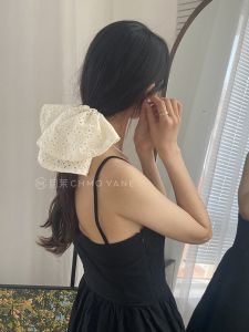 Jie Mo Cotton Hair Accessories for Women: Ultra-Thin Hollow Cotton Hair Bands and Hair Ropes New Arrival ly Baked