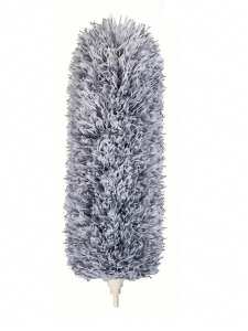 Multifunctional retractable duster with bendable head - reusable and washable for high ceilings furniture and car cleaning