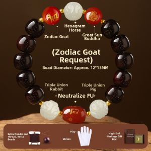 HUAKAIYUNDUO | Lucky Charm Prayer Beads for Chinese Zodiac Compatibility