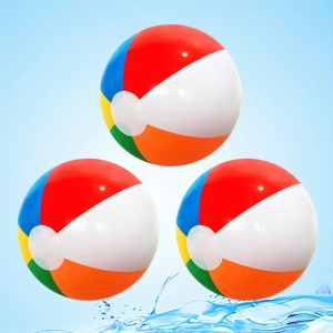 1pc Inflatable Beach Ball 12"/16" Swimming Pool Beach Party Decoration Ball for Kids Adults Summer Water Games Rainbow Beachball
