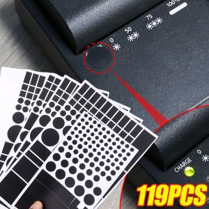 สติกเกอร์บังแสง LED สำหรับใช้ในบ้านสวิตช์ซ็อกเก็ตกันน้ำปลั๊กติดเองหลายขนาดสติกเกอร์บังแดดลดสัญญาณรบกวน