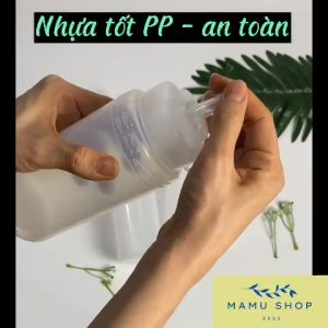 Chai đựng tương ớt đựng sốt bình đựng sữa đặc nhựa dẻo tốt Mamu shop 3 kích cỡ